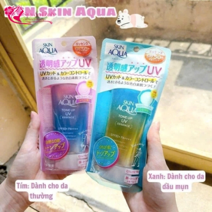 Kem Chống Nắng Skin Aqua Tone Up Essence Rohto Nhật Bản